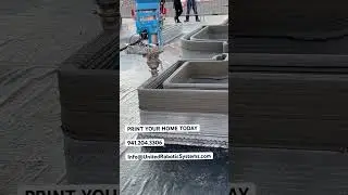 Robot creates concrete house #contractor #construction #tools #automation  #constructiontips