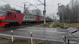 ЭД4М 0376 на станции Озерки