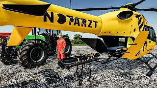 Спасение прибывает на вертолете в поля | 10 ЛУЧШИХ МОДОВ недели! (Farming Simulator 22)