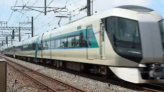 東武500系リバティ512F+514F 特急リバティけごん13号+リバティ会津113号 東武日光・会津田島行 幸手～南栗橋通過【4K HDR】
