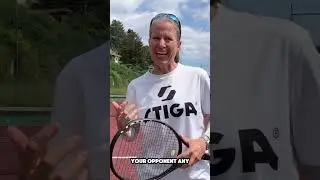 UNDER-USED approach shot: The short chip slice! #tennisforehand #tennisbackhand