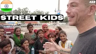 India's Street kids, a tough reality - How to help them? India Motorcycle Vlog EP13