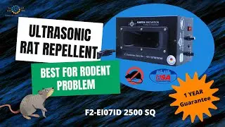 Ultrasonic/Ultrasound RAT and Rodent Pest Repellent Device EARTH INNOVATION F2-EI07ID Specification