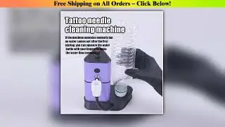 YILONG Tattoo Needle Cleaning Machine with Automatic Sensor Tattoo Needle Washer Color Rinse Tool