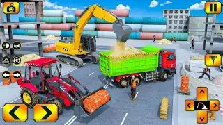 Snow Excavator Simulator 3D Game - Android Gameplay