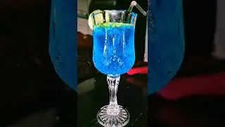 summer drink recipe. drink recipe #drinkrecipe #blue ocean drink #recipe