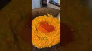 Real Street Pav Bhaji Making 🔥 | Mumbai Style | No Fake Cooking #shorts #streetfood #spicepunch