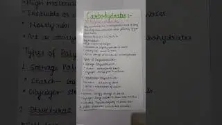 Polysaccharides #Botany#Polysaccharides #BSc5Sem#Botany#Carbohydrates#TriBioClasses#ytshorts #yt