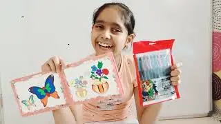 classmate colour burst octane gel colour set 10 colour unboxing, by neh and dev.
