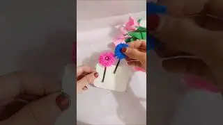 DIY flowers 🌺 #shorts creative ideas sano/ DIY paper craft