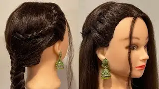 Party Hairstyle for girls | Beautiful and easy hairstyle 