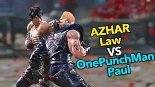 AZHAR (Law) Vs OnePunchMan (Paul) Peak Aggression-Tekken 8