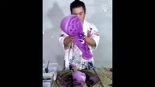 Purple cotton candy!