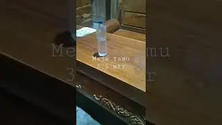 meja tamu jati utuh 3,5 mtr