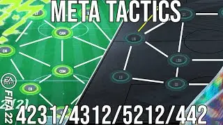 FIFA 22 - 2022 ELITE META TACTICS SET UP DEFENSIVE & ATTACKING FORMATIONS 4231/442/4312/5212