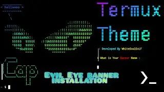 Make Your Termux Look Cool with the Evil Eye Banner!