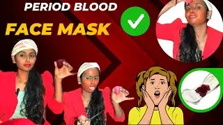 My Experience Trying my own Period Blood Facial for Skin Care #period #facial