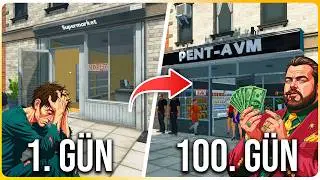 SIFIRDAN ZİRVEYE 100 GÜNDE SUPERMARKET OLMAK | Supermarket Simulator 100 GÜN TÜRKÇE