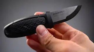 Нож Mora Eldris LightDuty сталь 12С27 рукоять Dark Grey TPE (13843)
