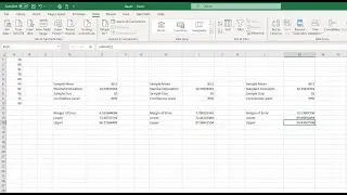 How to Calculate 90% 95% & 99% Confidence Intervals in Excel