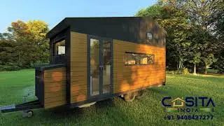 House On wheels In India - Mobile Home - Wooden House - Portable House - Prefabricated House