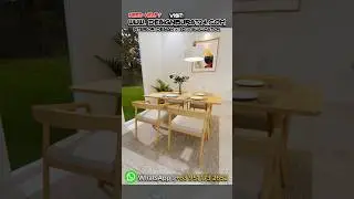 Small Dining Area Design | Stylish Setup in a 43sqm Studio #diningroomdesign