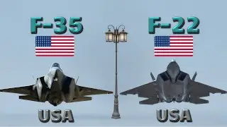 F-35 vs F-22 | Full Fighter Jet Comparison | Flanker Edition