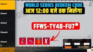 Free Fire Redeem Code Today 10 May | Free Fire Redeem Code | 11 May World Series Redeem Code