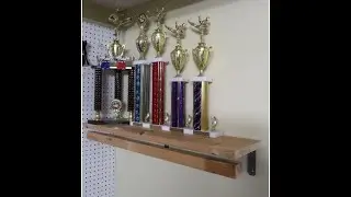 DIY - TROPHIES & MEDALS display shelf
