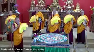 Sand Mandala Closing Ceremony and Dissolution - Drepung Loseling Monastery