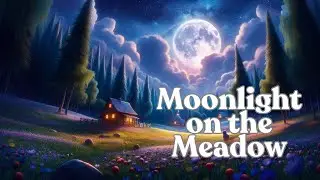 Moonlight on the Meadow 🌙🌾 | Calming Bedtime Song for Kids | Sleep in Minutes!