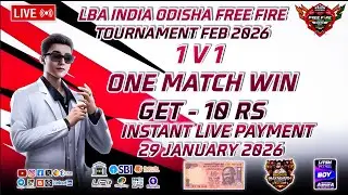 India Free Fire Tournament February 2026 /   Custom Room Giveaway / Free fire money 💰 giveaway
