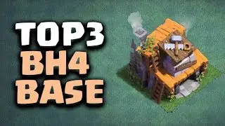 TOP 3 Builder Hall 4 Base (2022) / BH4 Builder Base Layout + Defense Replay | Clash of Clans