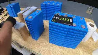 LiFePO4 Conversion CALB Cells unboxing 2/3