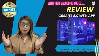 CREAITE REVIEW VIDEO WITH AWESOME CUSTOM AND VENDOR BONUSES