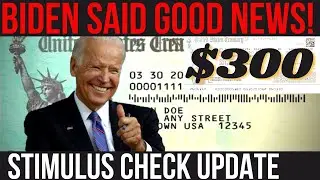 GOOD NEWS! NO RECESSION! $300 Summer Checks + 4th Stimulus Package + Biden Economy Speech + Jayapal
