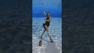 Dancing underwater 😎 #pool #underwater #dance #shortsdance #dancevideo