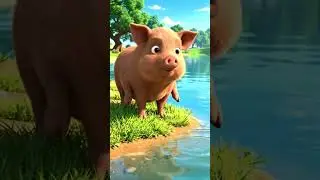 Piggy at the Lake Song | Fun Animal Nursery Rhymes for Kids