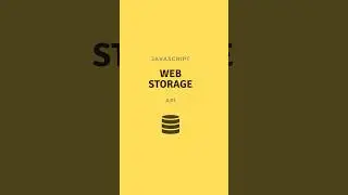 💾 Web Storage API en JAVASCRIPT. #javascript #programacion #dev #learning