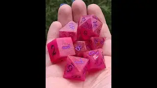 Custom Pink Dice