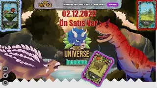 Dino Universe Wax Ağında Oyun Staking Ve Nft Yakma Var ! | &Ccedil;ekiliş Var !