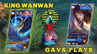 KiNG WANWAN AND GAVS PLAYS COMBO!  WANWAN MAIN USED GUSION??🔥 -King Wanwan