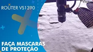 Visutec | Router VS1390 | Fa&ccedil;a m&aacute;scaras de prote&ccedil;&atilde;o