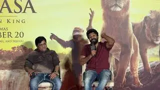 MUFASA The Lion King | Q&A interaction with Media | Actor Ali | Hero Satya Dev