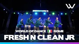 Fresh N Clean Junior | 1st Place Junior Team Division | World of Dance Rome 2025 | #wodrome25