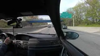Interlagos Blue E92 M3 Southern State Parkway to Cross Island Parkway