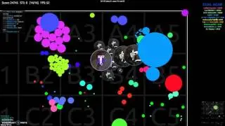 Dual Agar Bot Gameplay #Lag #Lel
