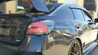 V4 Smoke 3D Dynamic Indicator LED Tail light for 14-19 Subaru WRX STI CT AUTOPARTS