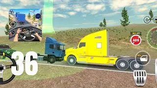 Driving simulator : transit game || Truck trailer Gameplay walkthrought part 36 #game