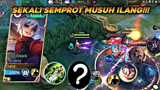 BEATRIX MEROSAHKAN! MARKSMAN TIER S SEKALI SEMPROT LAWAN AUTO ILANG!! BEST BUILD 2023 - MLBB